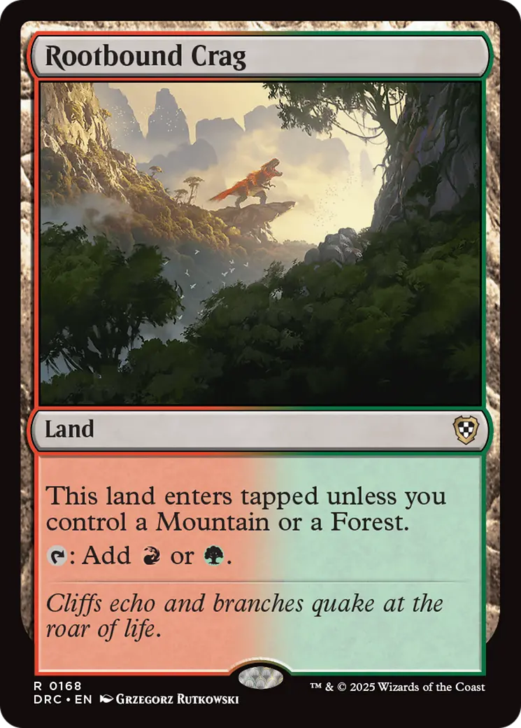 Rootbound Crag [Aetherdrift Commander] 1