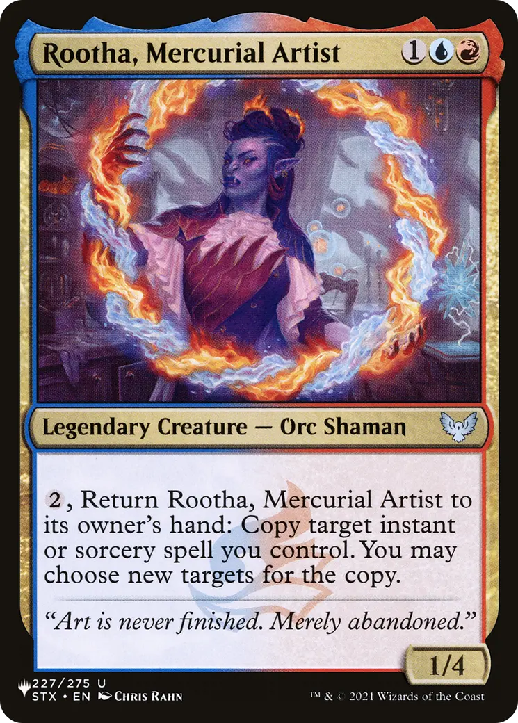 Rootha, Mercurial Artist [The List] 1