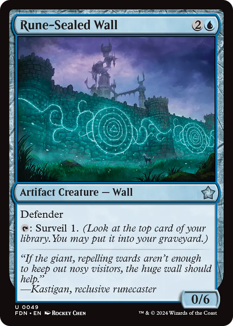 Rune-Sealed Wall [Foundations] 1