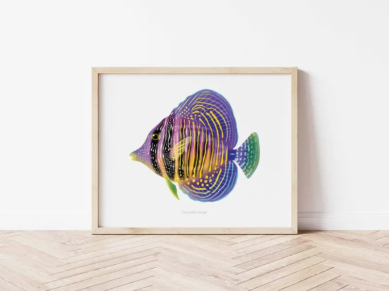 Sailfin Tang Fine Art Print 1