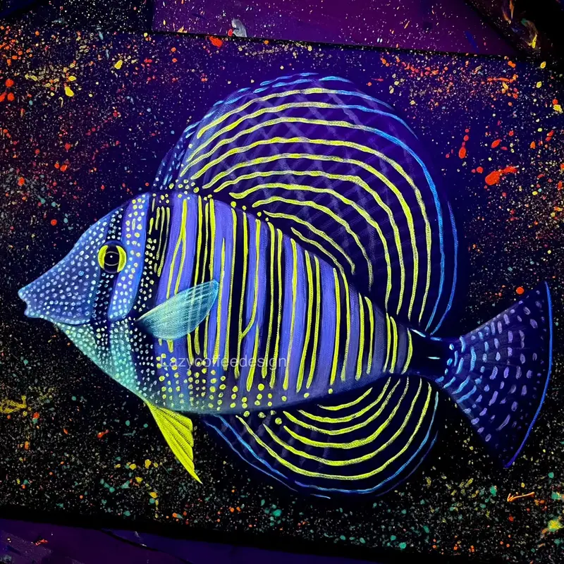 Sailfin Tang On 12 X 16” Canvas 1