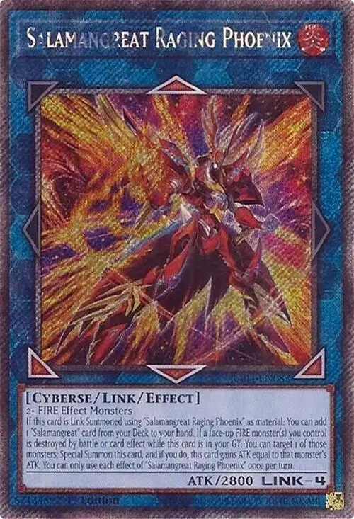 Salamangreat Raging Phoenix [Ra04-En083] Platinum Secret Rare 1