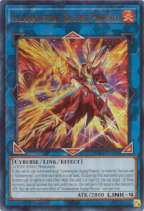 Salamangreat Raging Phoenix [Ra04-En083] Ultra Rare 1
