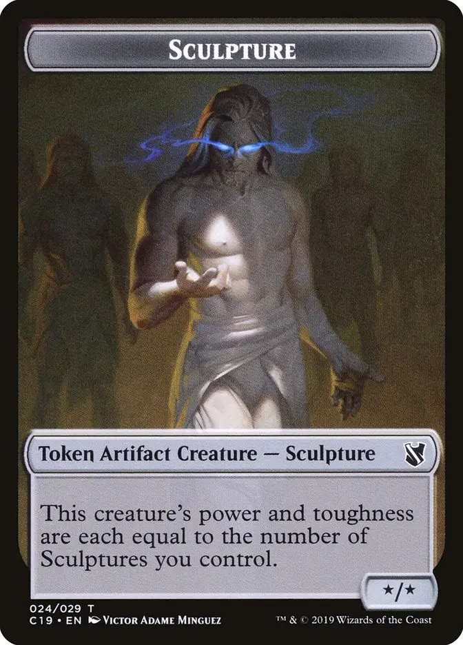 Sculpture Token [Commander 2019 Tokens] 1