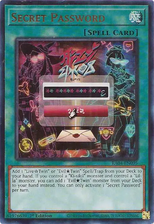 Secret Password [Ra04-En095] Ultra Rare 1