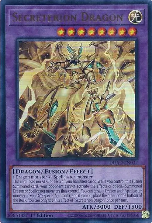 Secreterion Dragon [Duad-En037] Ultra Rare 1