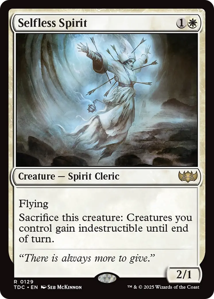 Selfless Spirit [Tarkir: Dragonstorm Commander] 1