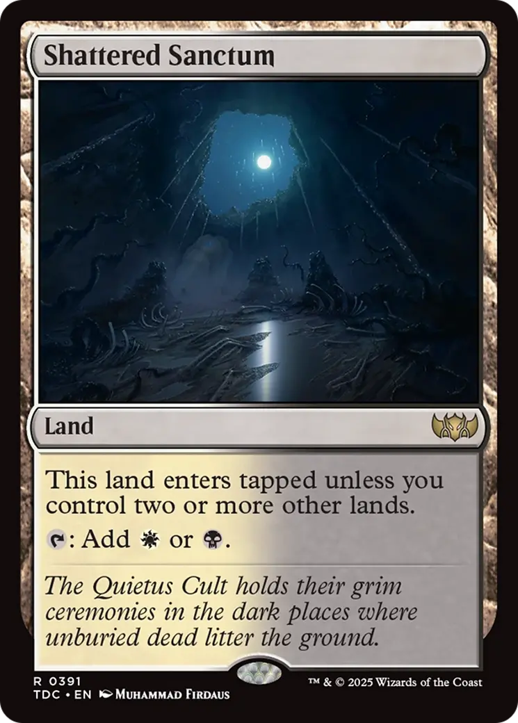 Shattered Sanctum [Tarkir: Dragonstorm Commander] 1