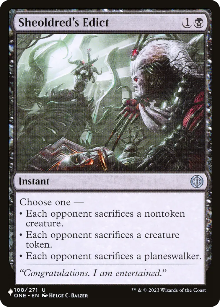 Sheoldred's Edict [The List] 1