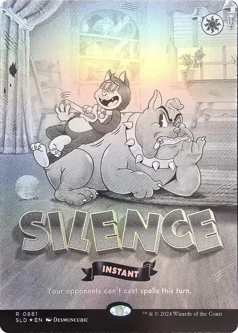 Silence (0881) (Black & White Foil) [Secret Lair Drop Series] 1