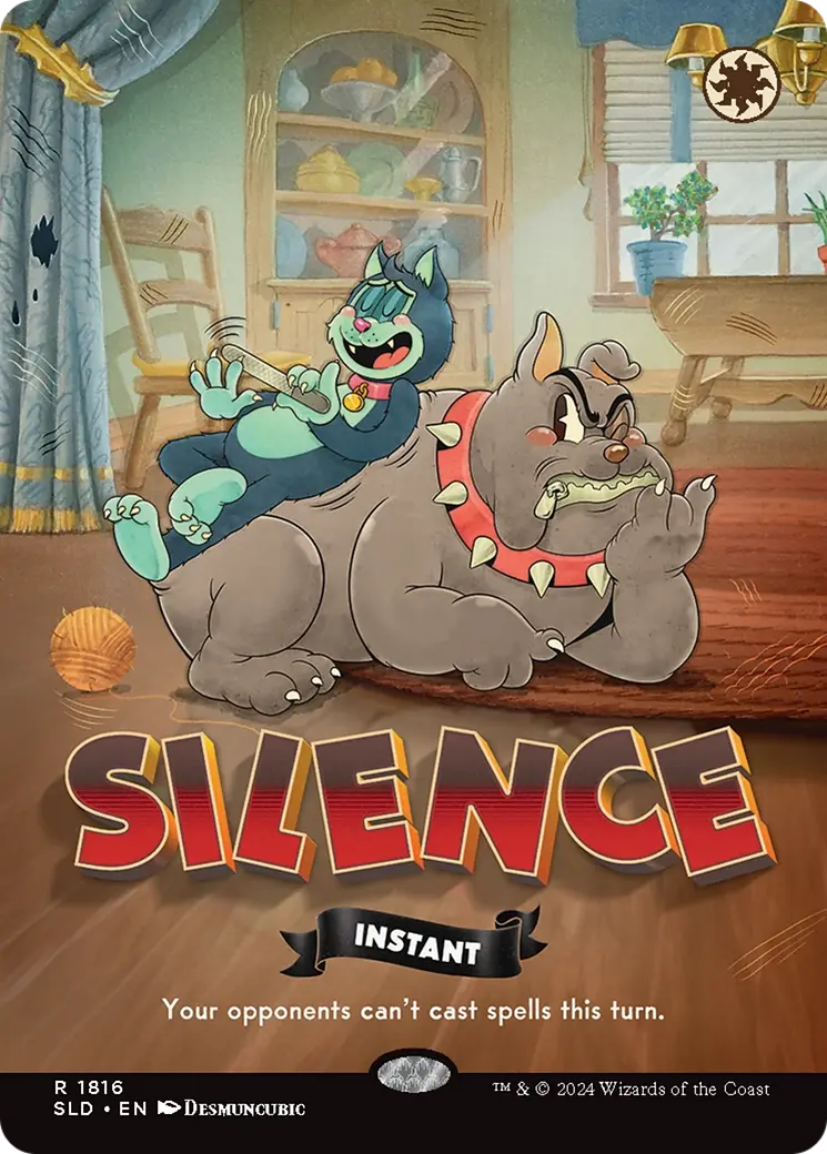 Silence (1816) (Rainbow Foil) [Secret Lair Drop Series] 1