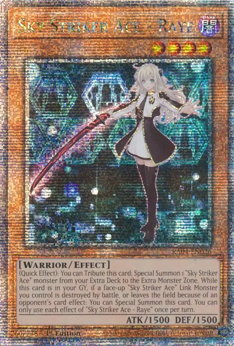 Sky Striker Ace - Raye [Ra04-En026] Quarter Century Secret Rare 1