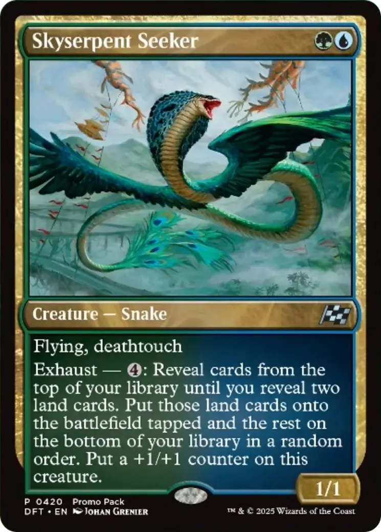 Skyserpent Seeker (Promo Pack) [Aetherdrift Promos] 1