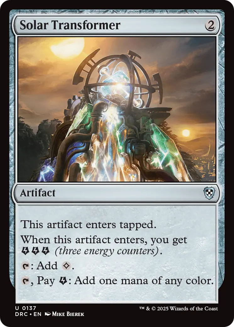 Solar Transformer [Aetherdrift Commander] 1