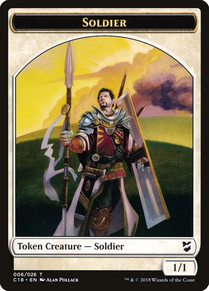 Soldier Token [Commander 2018 Tokens] 1