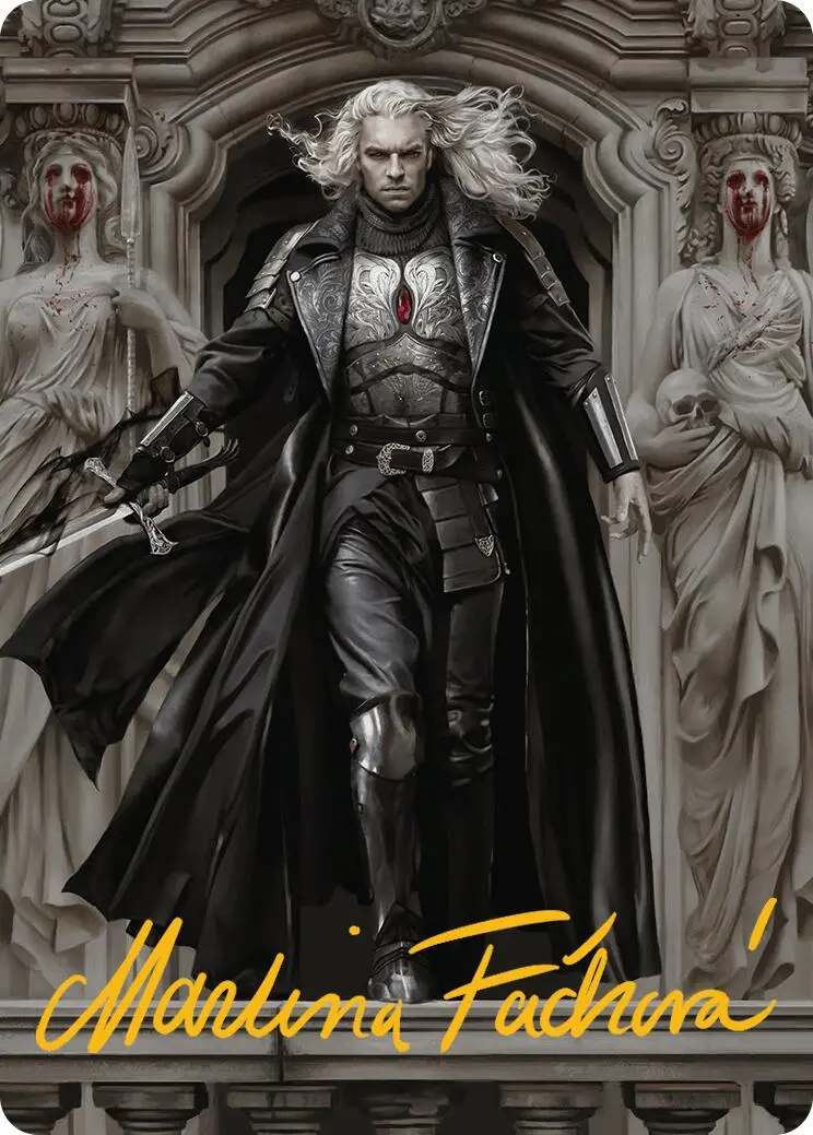 Sorin, Imperious Bloodlord Art Card (Gold-Stamped Signature) [Innistrad Remastered Art Series] 1