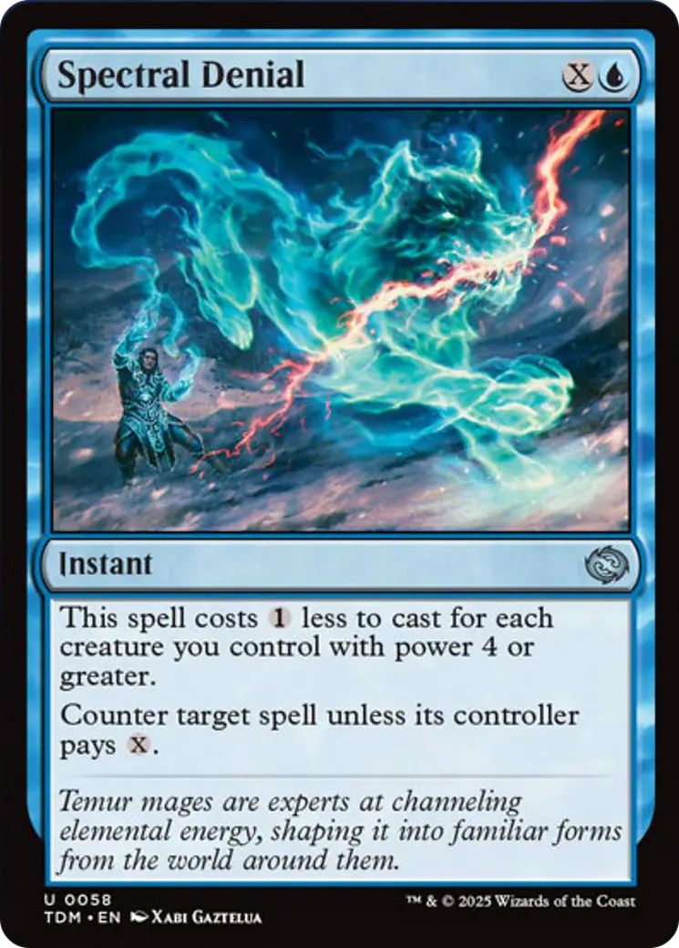 Spectral Denial [Tarkir: Dragonstorm] 1