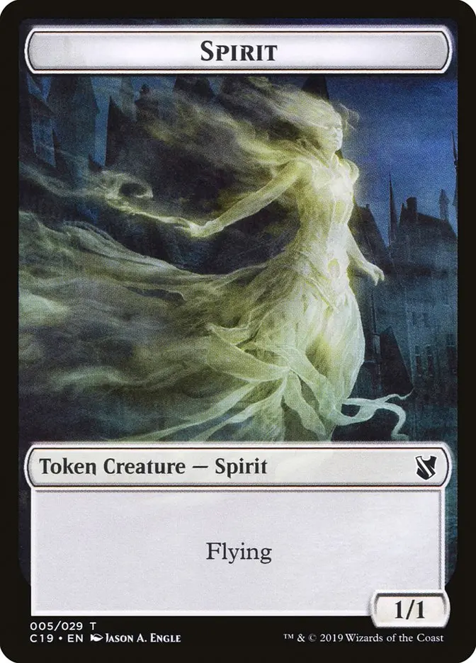 Spirit Token [Commander 2019 Tokens] 1