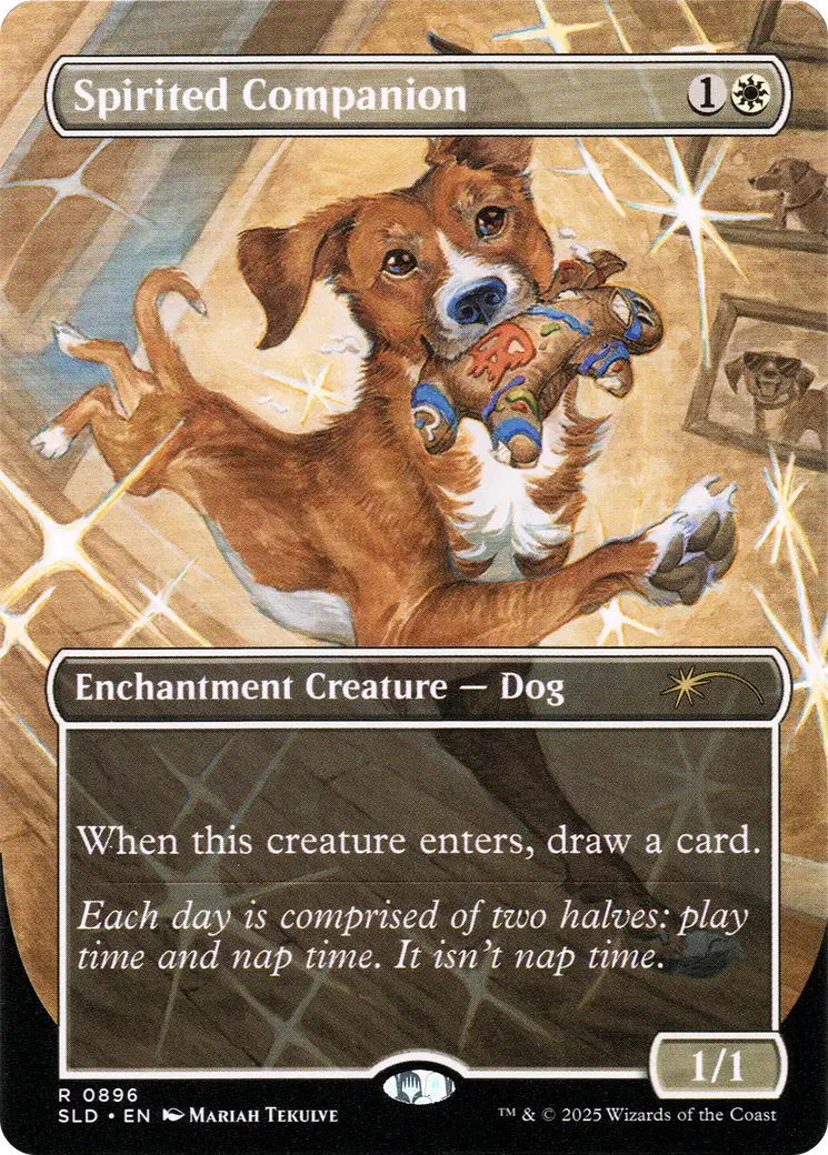 Spirited Companion (0896) (Rainbow Foil) [Secret Lair Drop Series] 1