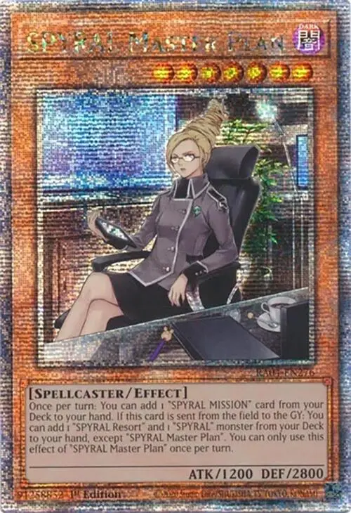 Spyral Master Plan [Ra04-En276] Quarter Century Secret Rare 1