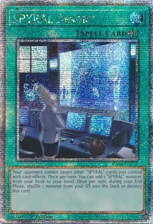Spyral Resort [Ra04-En277] Quarter Century Secret Rare 1