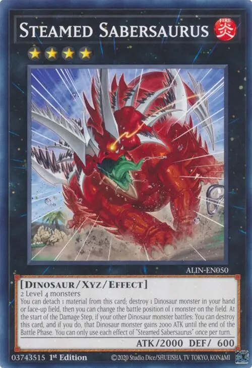 Steamed Sabersaurus [Alin-En050] Common 1