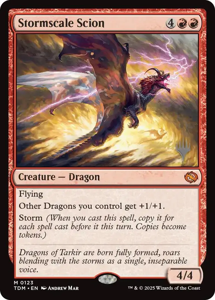 Stormscale Scion (Promo Pack) [Tarkir: Dragonstorm Promos] 1