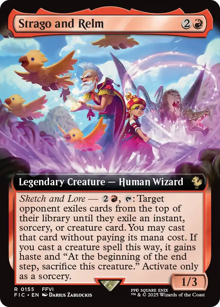 Strago And Relm (Extended Art) [Final Fantasy Commander] 1