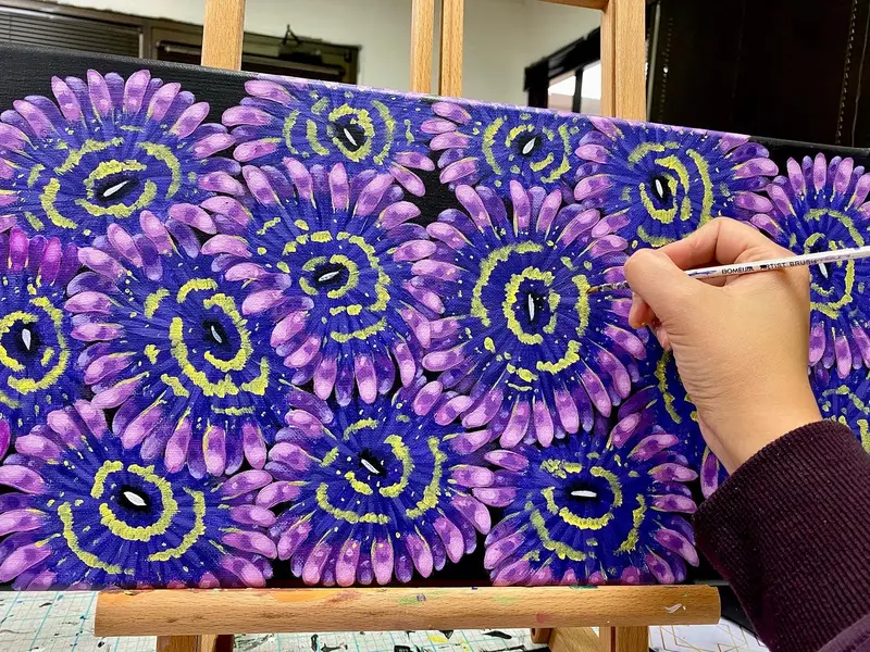 Stratosphere Zoa Garden On 10 X 20” ( Non Fluorescent) 1