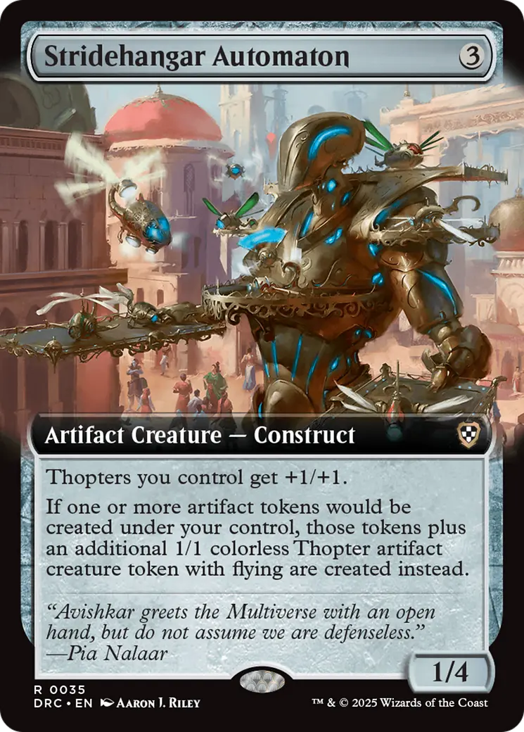 Stridehangar Automaton (Extended Art) [Aetherdrift Commander] 1
