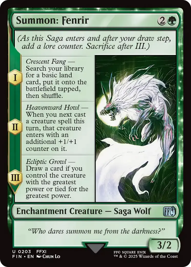 Summon: Fenrir [Final Fantasy] 1