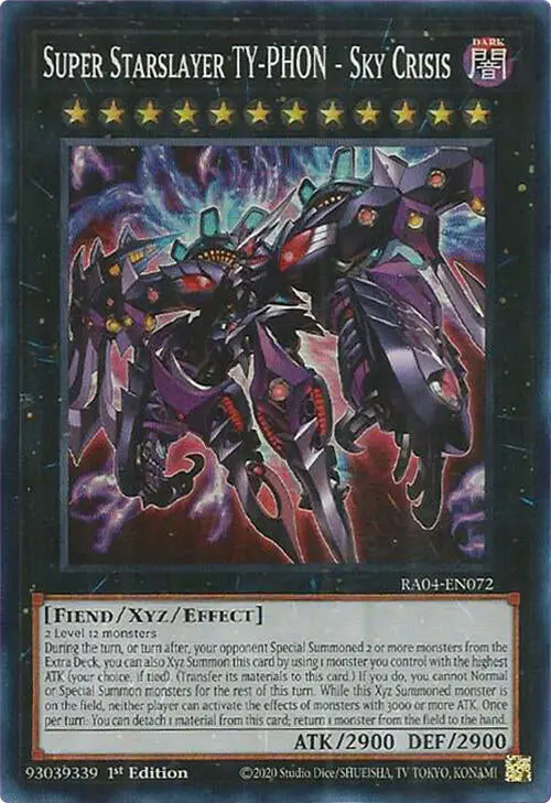 Super Starslayer Ty-Phon - Sky Crisis [Ra04-En072] Super Rare 1