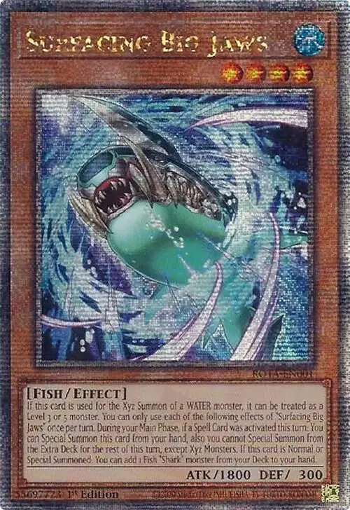Surfacing Big Jaws (Quarter Century Secret Rare) [Rota-En001] Quarter Century Secret Rare 1