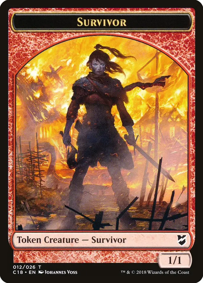 Survivor Token [Commander 2018 Tokens] 1