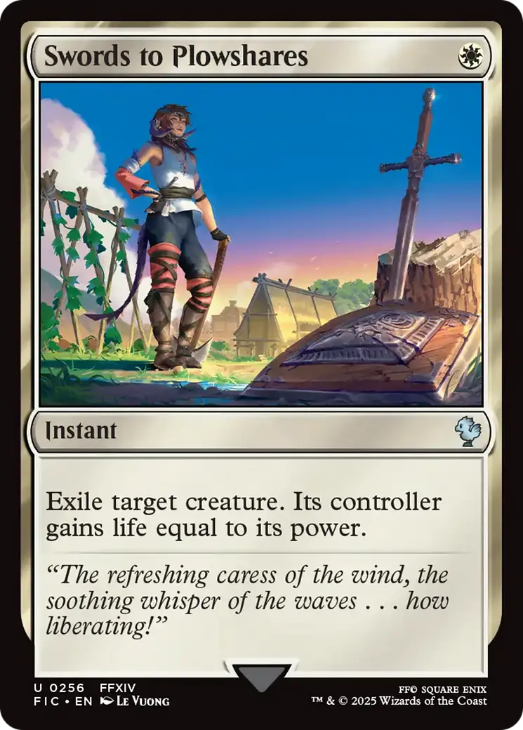 Swords To Plowshares [Final Fantasy Commander] 1