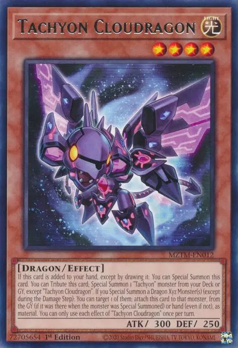 Tachyon Cloudragon [Mztm-En012] Rare 1