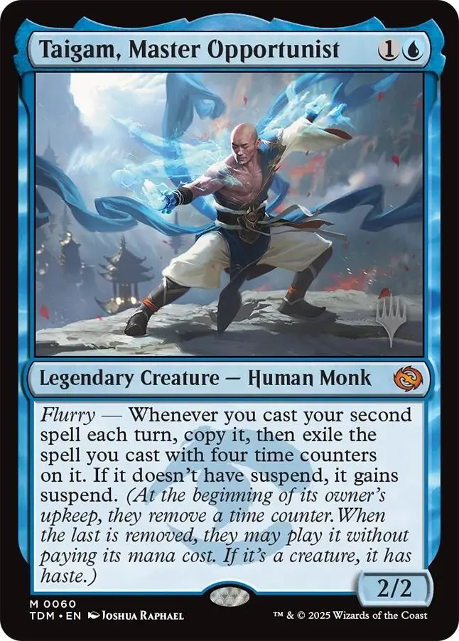 Taigam, Master Opportunist (Promo Pack) [Tarkir: Dragonstorm Promos] 1