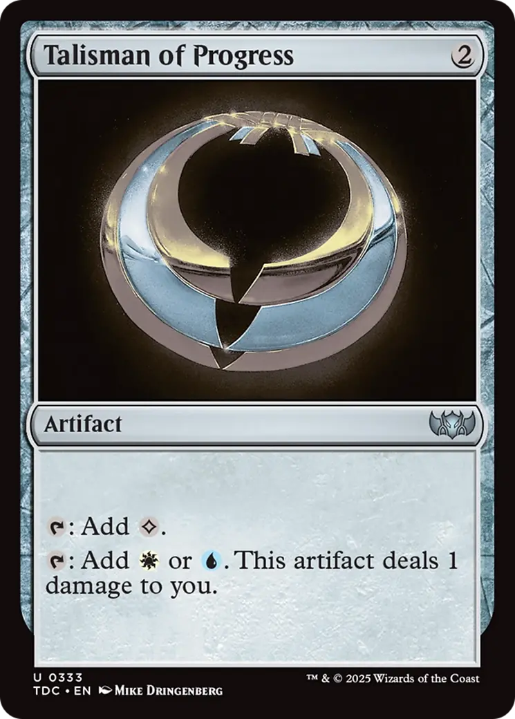 Talisman Of Progress [Tarkir: Dragonstorm Commander] 1