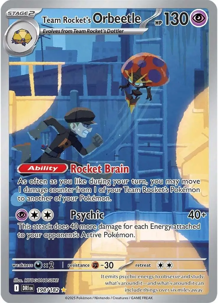 Team Rocket's Orbeetle (198/182) [Scarlet & Violet: Destined Rivals] 1