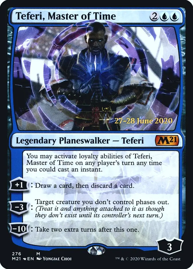Teferi, Master Of Time (276) [Core Set 2021 Prerelease Promos] 1