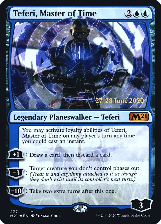 Teferi, Master Of Time (277) [Core Set 2021 Prerelease Promos] 1