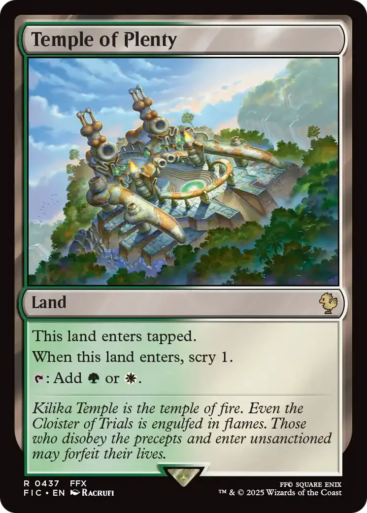 Temple Of Plenty [Final Fantasy Commander] 1