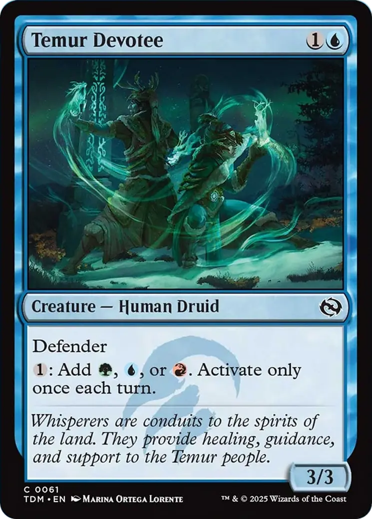 Temur Devotee [Tarkir: Dragonstorm] 1