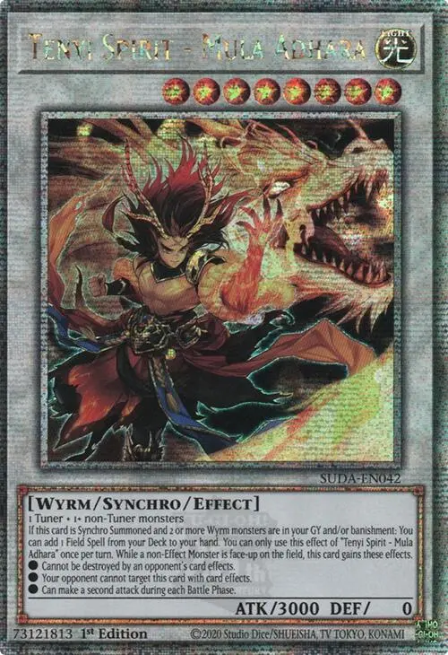 Tenyi Spirit - Mula Adhara (Quarter Century Secret Rare) [Suda-En042] Quarter Century Secret Rare 1