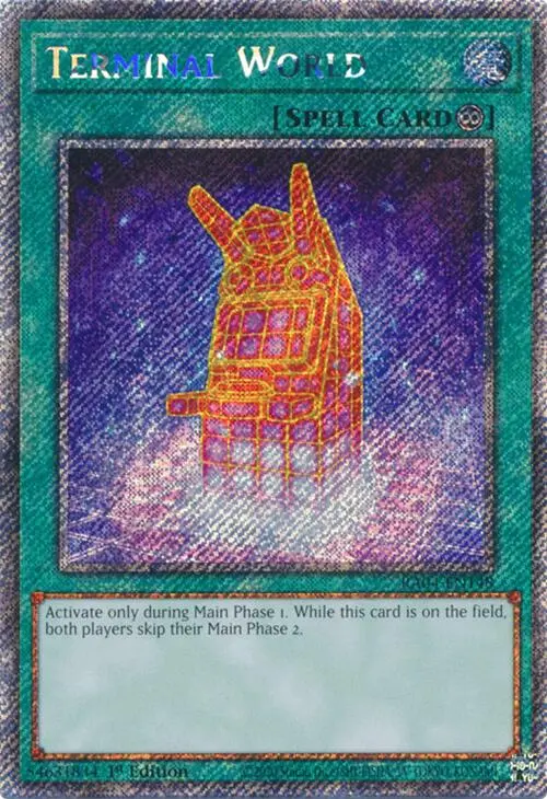 Terminal World [Ra04-En148] Platinum Secret Rare 1