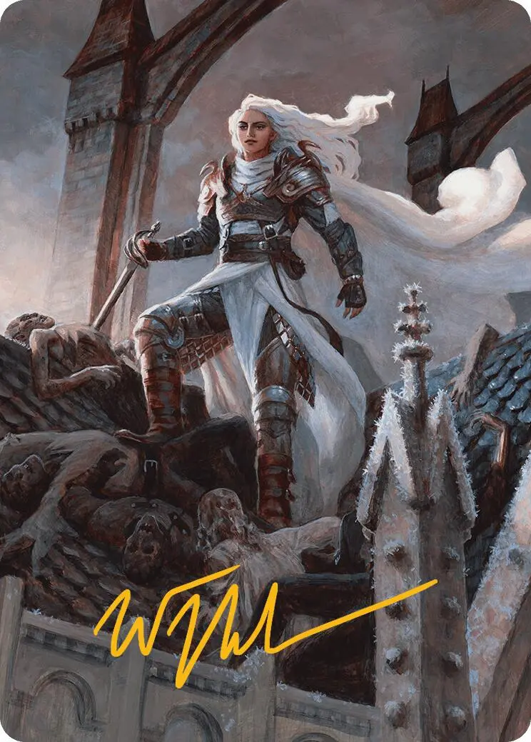 Thalia, Heretic Cathar Art Card (Gold-Stamped Signature) [Innistrad Remastered Art Series] 1