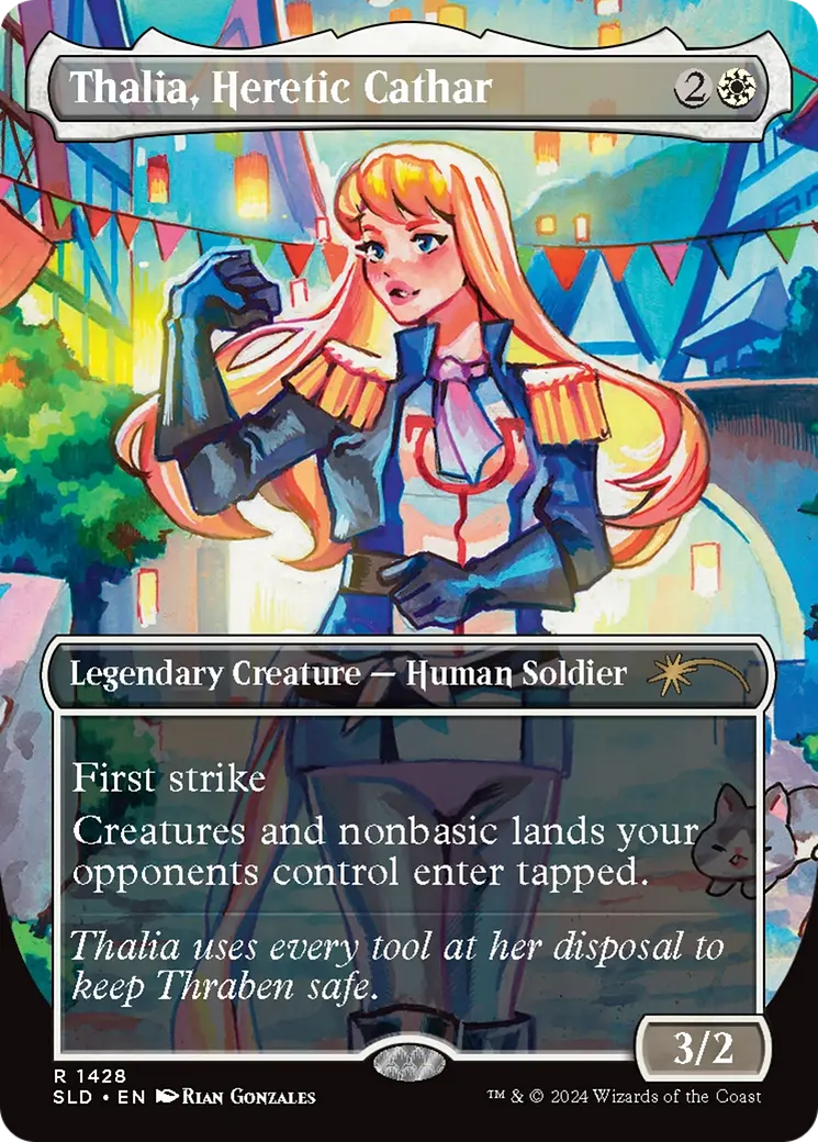 Thalia, Heretic Cathar (Rainbow Foil) [Secret Lair Drop Series] 1