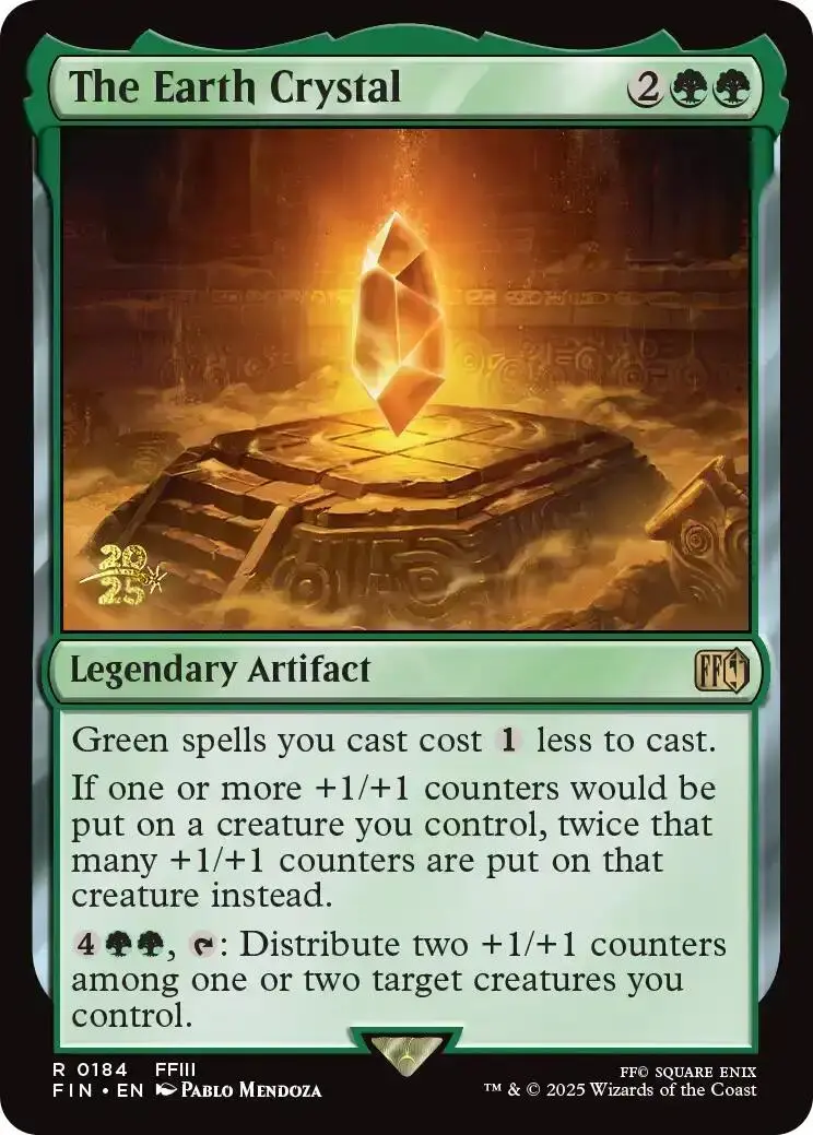 The Earth Crystal [Final Fantasy Prerelease Promo] 1
