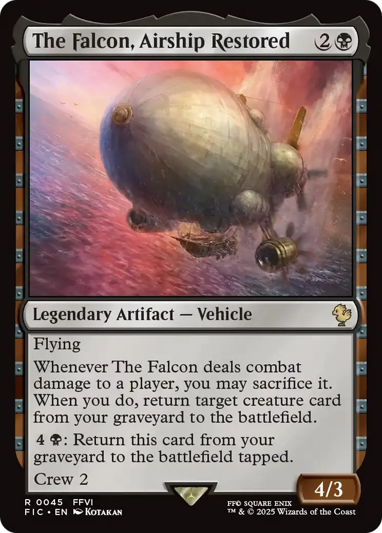 The Falcon, Airship Restored [Final Fantasy Commander] 1