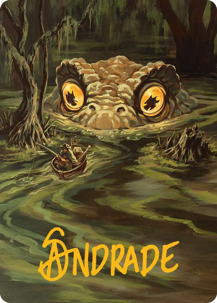 The Gitrog Monster Art Card (Gold-Stamped Signature) [Innistrad Remastered Art Series] 1